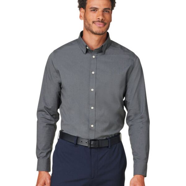 CrownLux Performance® Men's Spencer Poplin Shirt Thumbnail