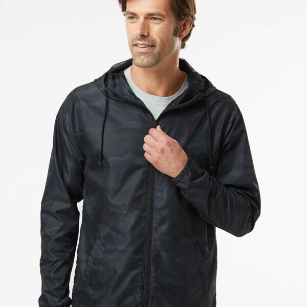 Men&#39;s Lightweight Windbreaker Full-Zip Jacket Thumbnail